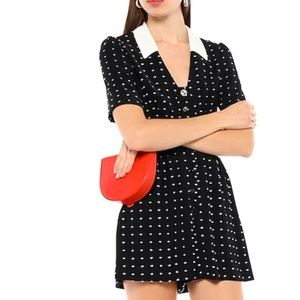 Maje Polka dot romper